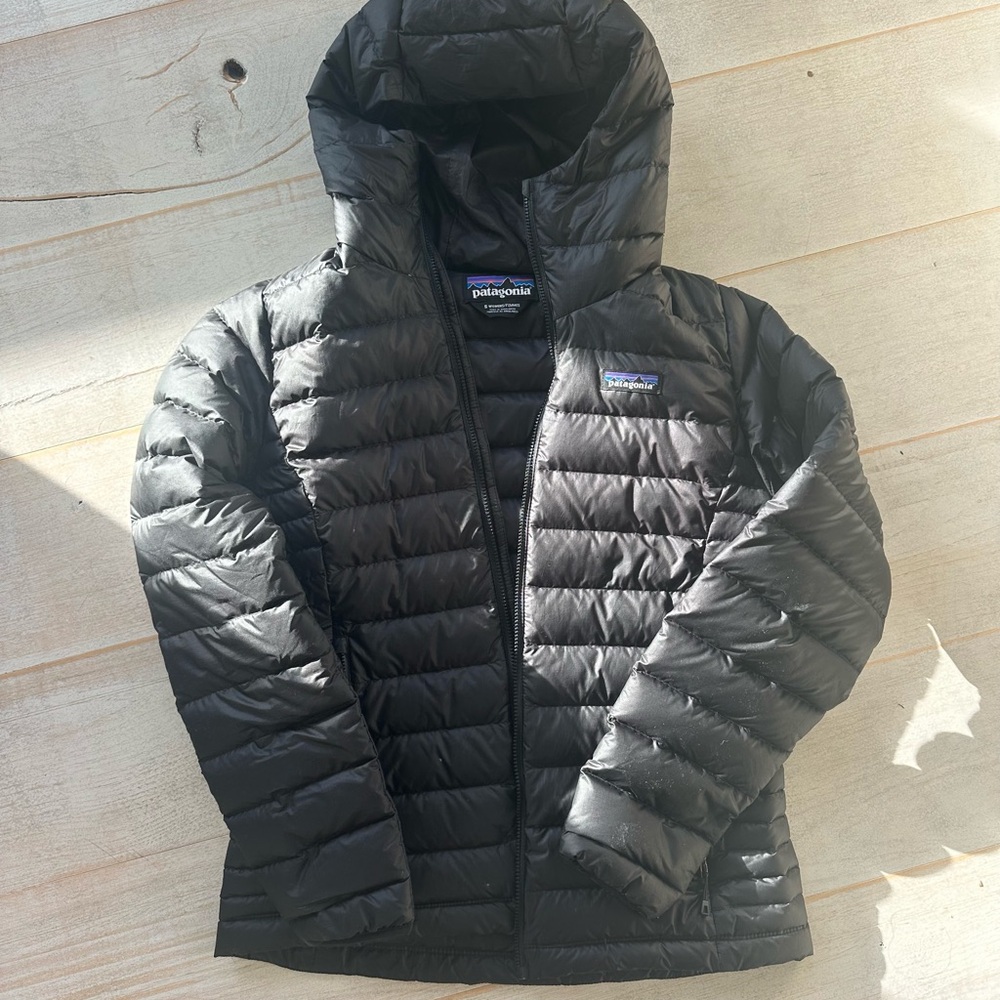 Patagonia Quilted Black Down Jacket
